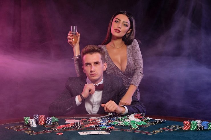 Casino Hold'em live dealer table with community cards on hujantoto link